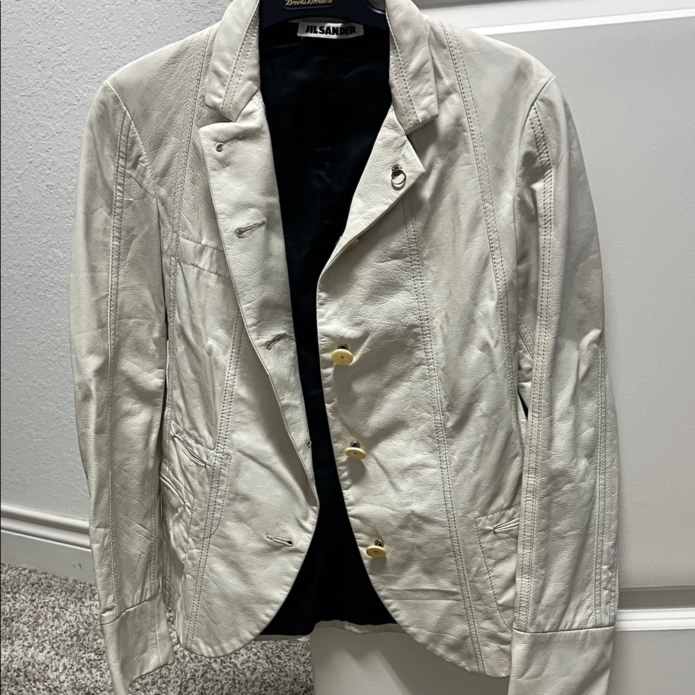 Jil Sander women’s Off-White Lightweight Jacket